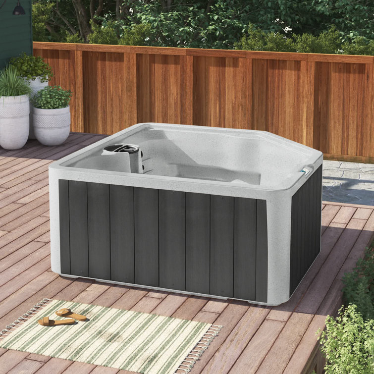 Lifesmart Spas Sereno 4 Person 22 Jet Plug And Play Hot Tub with